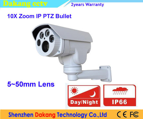 China H.264 CCTV PTZ HD IP Camera / Night OWL Security Camera Vandal Proof supplier