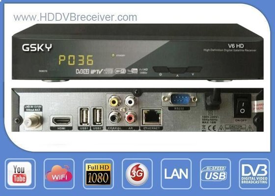 China Full Auto VU G SKY V6 DVB HD Receiver Digital Satellite Receiver Support IKSon sales