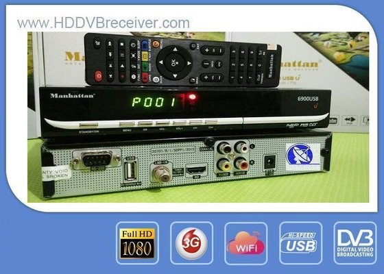 China USB6900 U + HD DVB S2 Satellite Receiver Power Vu Auto Roll Manhattan Brandon sales