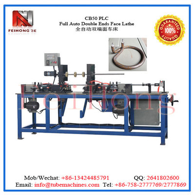 China CG50-PLC Full Auto Double Ends Face Lathe|roll turning machine supplier
