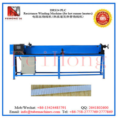 China resistance wire coil winding machine for hot runner heaters|plc resistance winding m/c supplier