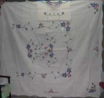 EMBROIDERY  BED SHEET