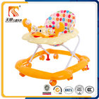 2016 china cute design plastic baby walker with 8 wheels for kids with light and music
