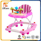 2016 new model rocking horse baby walker with 2 brakes round baby walkers seat wholesale