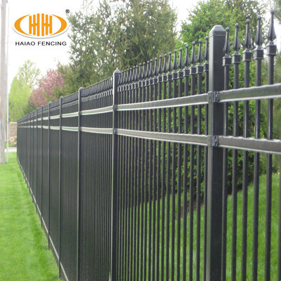 China cheap design wrought iron fence panels,ornamental steel fence,cheap steel fence panels supplier