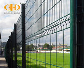 Cheap Price PVC Coated airport welded wire mesh decorative Garden Welded Curved Fence
