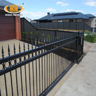 Spear Top Metal Fence/steel Picket Fence/wrought Iron Fence For Sale