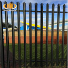 new designs steel metal palisade security fence for garden decoration/ Powder coating palisade fence with W pale