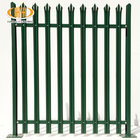 green W section triple pointed pale for 2.1m palisade fencing/ galvanized W pale palisade fence