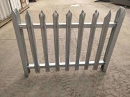 PVC coated european wrought iron european palisade fence design