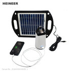 China outdoor solar powered camping lanterns with 4W solar panel,charge faster