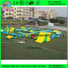 Custom design outdoor adults giant inflatable floating water park for open water entertainment from Guangzhou