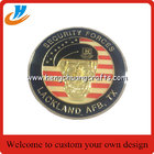 Custom 50mm 3mm thickness of gold coins for souvenirs sample acceptable