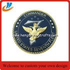 Hot sell dog tag zinc alloy military challenge coin for souvenir