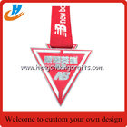 New Balance medals, New Balance sports running medals with logo ribbon