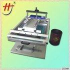 China Hengjin Factory Price Cheap Single Color Manual Screen Printer for Metal Cup Bottle Mug