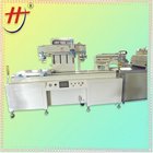 CE Large Format Run-table Plastic Board Semi-Automatic Screen Printer with Unloading Mechanical Arm and UV dryer