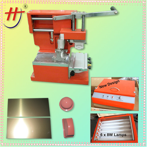 T SYC-120 Hot sale precision manual pad printer and exposure machine