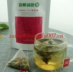 China natural lotus leaf maybush herbal tea triangle teabag supplier
