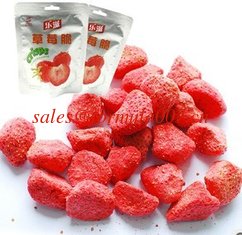 China natural strawberry freeze dried fruits chips crisps supplier