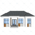 Luxury Villa - (QB09) 2019 New Price Prefab Homes Steel Structure Building Design With Modular Kitchen