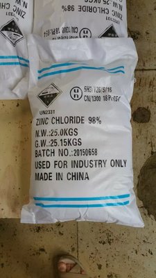 China Zinc Chloride 98% 96%，hot sale Zinc Chloride in China,Industry grade Zinc Chloride supplier