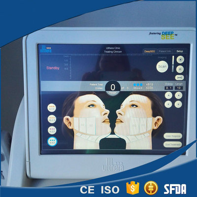 body slimming face lifting hifu machine with 5 cartridges for face and body treatment