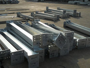 Hot dip galvanized transformer support steel structure, substation structure, H steel structure