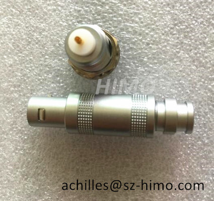 China top manufacturer push pull self-locking shell size one pin 00S series FFA lemo coaxial connector supplier