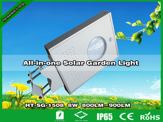 China 8W All in one Solar LED Garden Light,solares para iluminación,Luminarias solares de Leds supplier