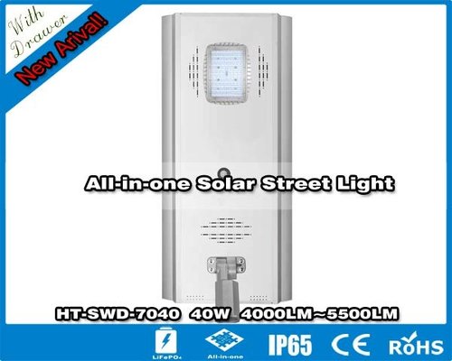 China HT-SS-D360 40W ALL IN ONE SOLAR STREET LIGHT, HIGH BRIGHTNESS, FACTORY PRICE,FAST ROI, supplier