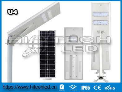 China HT-SS-U450 all in one solar led street light, Parking Lot Light, LáMPARA SOLAR DE 3000~4500 LúMENES PARA CALLES supplier