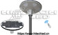 HT-SG-UFO30,30W Smart UFO all in one integrated solar street light, 360 degree lighting solar garden light supplier