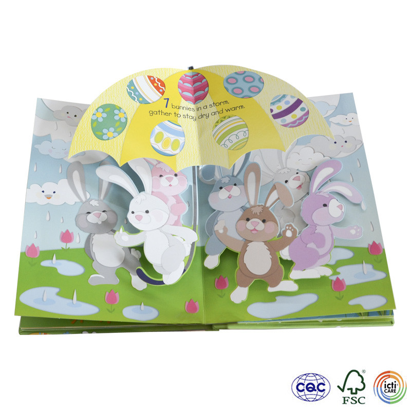 Pretty 3D / Pop-up Book for Kids Entertaining (offset printing )
