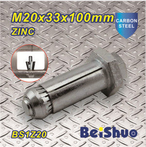 China High Quality expansion Anchor Bolts Fastener M20X33X100mm structure steel expansion bolt supplier