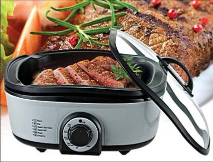 8 in 1 Multifunction Electric Cooker with Non-stick Inner Rice Cooker