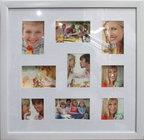 Hot sale plastic photo frame 9 opening photo frame multi photo frame square photo frame