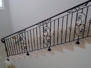 Wrought iron stair Decorative handrail for home and garden indoor or outdoor usage