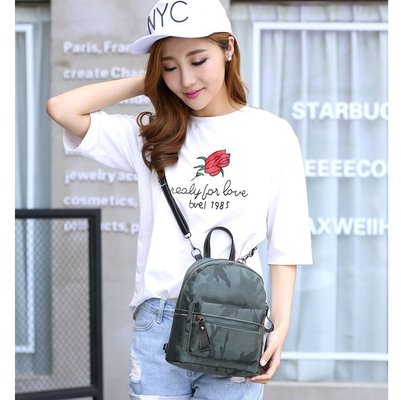 China New listing ladies' bag hit color double shoulder easy matching hundred casual mini backpack Wholesale supplier