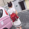 Korean drawstring, rucksack, women's bag, trend, mori ladies backpack, ribbon, minimalist student bag supplier