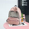 Ins fashion sports new ins color nameplate backpacks student bags handbags supplier
