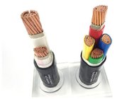 Unarmoured Multiple Cores Power Cable , PVC Sheathed Power Cable Cu - Conductor