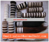 mixed and black   6''-12''  horse  mane for shoes brush