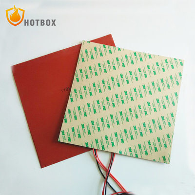 China 300mm X 300mm 400W@24V Silicone Heater 3D Printer Build Plate Heating Element HeatedBed Pad supplier