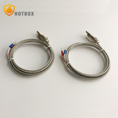 China K J E T type thermocouple with bayonet adjusted spring for injection molding machine PVC plastic extruder machine supplier