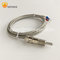 WRET-01 K E type pressure spring head thermocouple temperature sensor with M12 thread 1m cable supplier