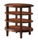 Modern Rubber Wood Square Round Coffee Table Three Tiered OEM &amp; ODM supplier