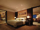 Antique Hotel Bedroom Furniture Sets Walnut Finished Inn Black Wood Frame King Size With Bed Bench supplier