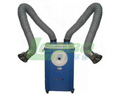 Double arms welding dust extraction/ welder smoke purifer/ auto cleaning filter extraction