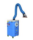 Auto pulse jet cleaning type portable welding fume extractor for one welding or two welding stations